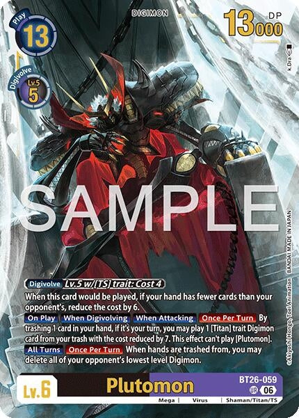 Plutomon (BT26-059 UR) [Timeless Bonds]