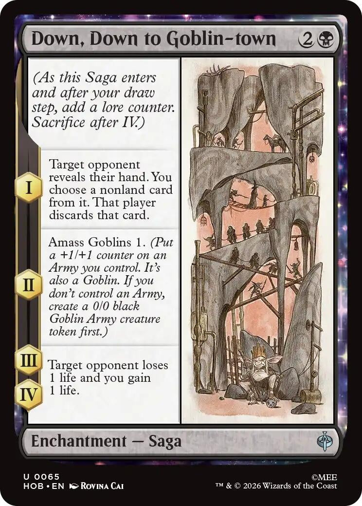 Image for Down, Down to Goblin-town (65) [The Hobbit] - Magic: The Gathering