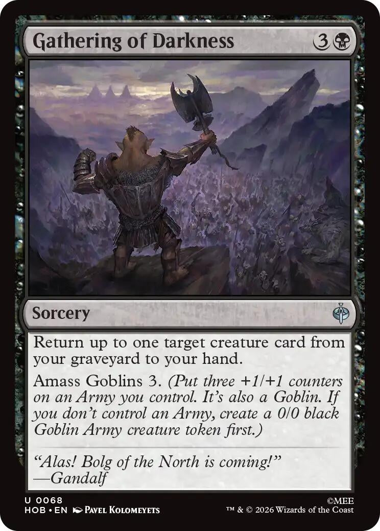 Image for Gathering of Darkness (68) [The Hobbit] - Magic: The Gathering