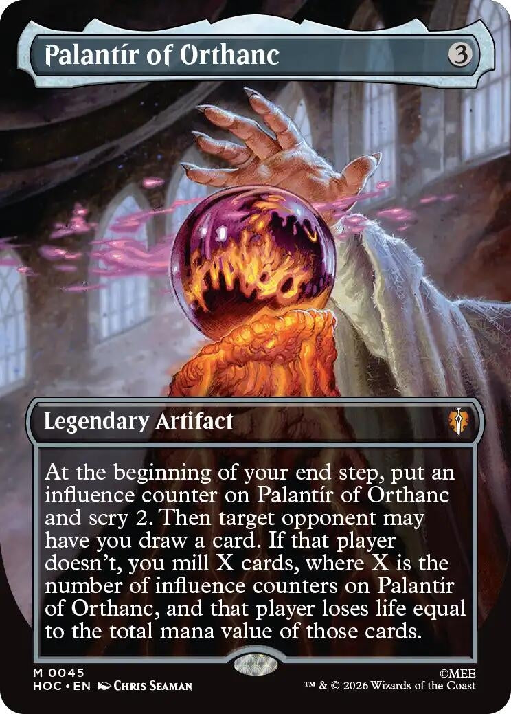 Image for Palantir of Orthanc (Borderless) (45) [The Hobbit: Eternal-Legal] - Magic: The Gathering