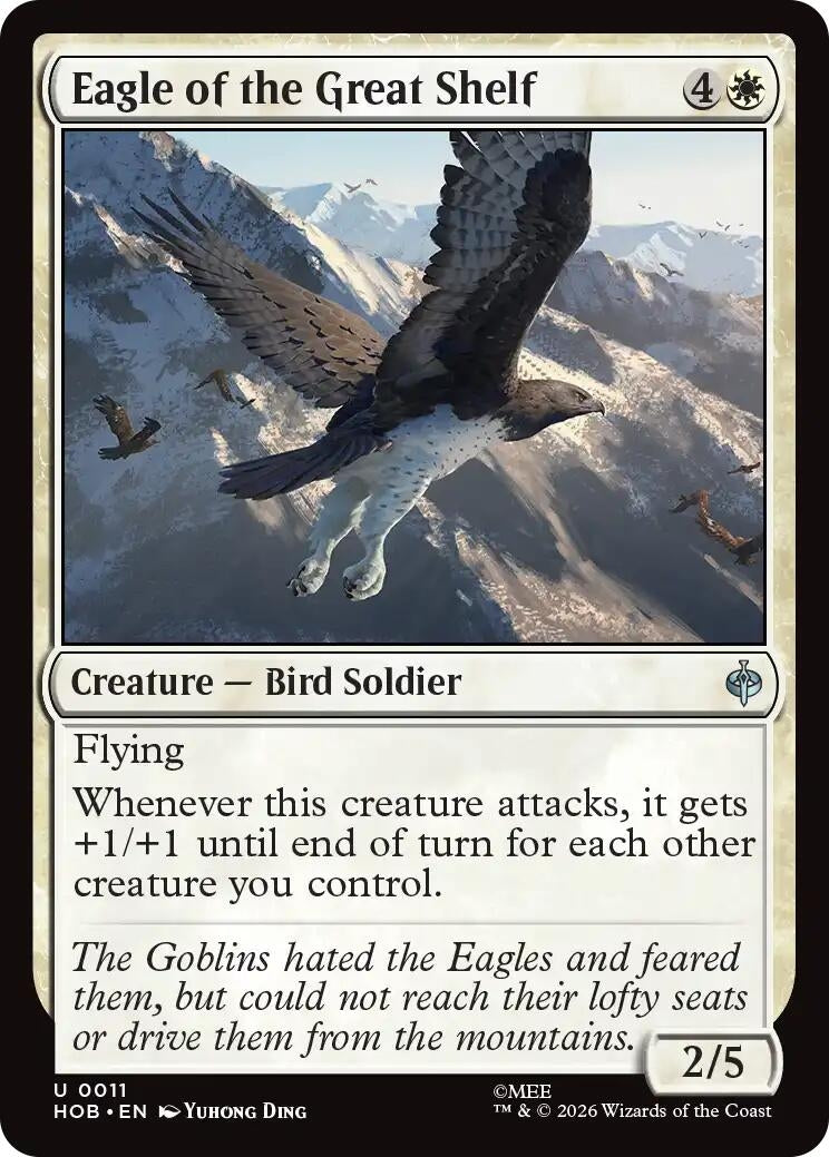 Image for Eagle of the Great Shelf (11) [The Hobbit] - Magic: The Gathering
