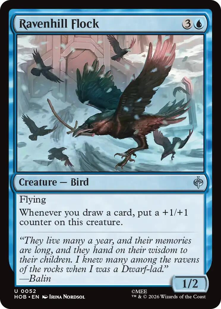 Image for Ravenhill Flock (52) [The Hobbit] - Magic: The Gathering