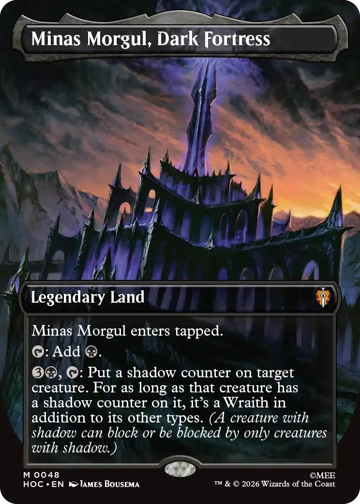 Image for Minas Morgul, Dark Fortress (Borderless) (48) [The Hobbit: Eternal-Legal] - Magic: The Gathering