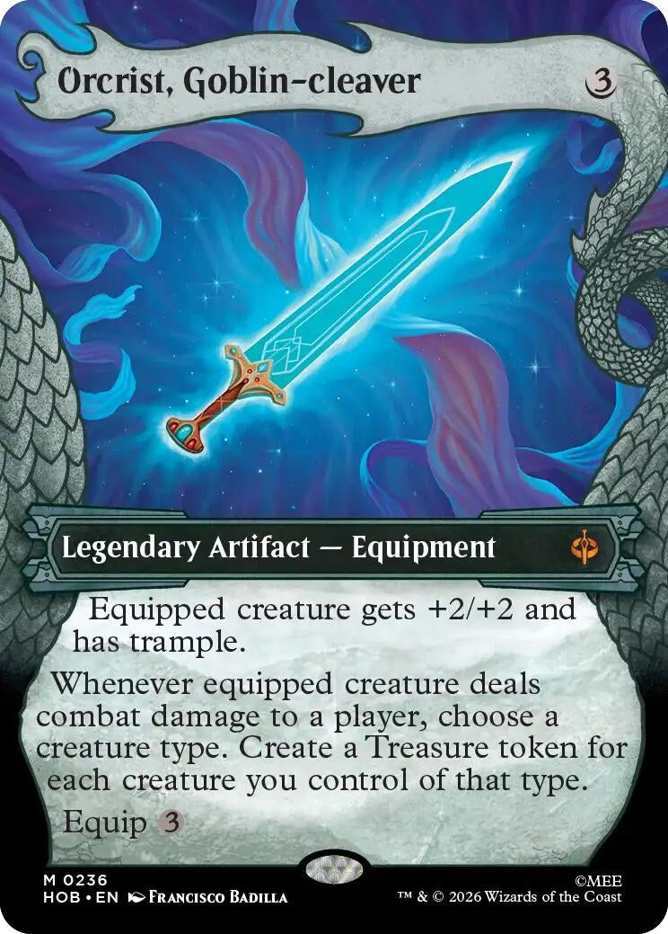 Image for Orcrist, Goblin-cleaver (Showcase) (236) [The Hobbit] - Magic: The Gathering