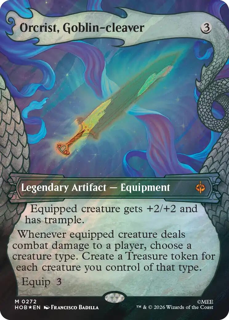Image for Orcrist, Goblin-cleaver (Showcase) (Surge Foil) (272) [The Hobbit] - Magic: The Gathering