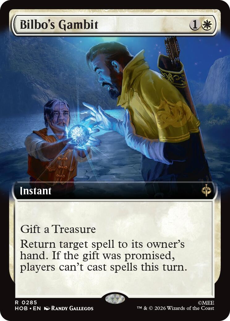Image for Bilbo's Gambit (Extended Art) (285) [The Hobbit] - Magic: The Gathering
