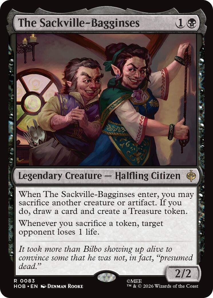 Image for The Sackville-Bagginses (83) [The Hobbit] - Magic: The Gathering