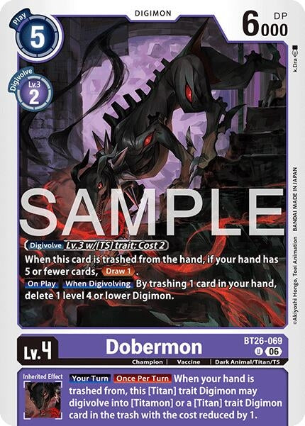 Dobermon (BT26-069 U) [Timeless Bonds]