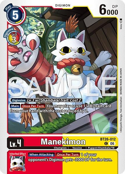 Manekimon (BT26-012 C) [Timeless Bonds]
