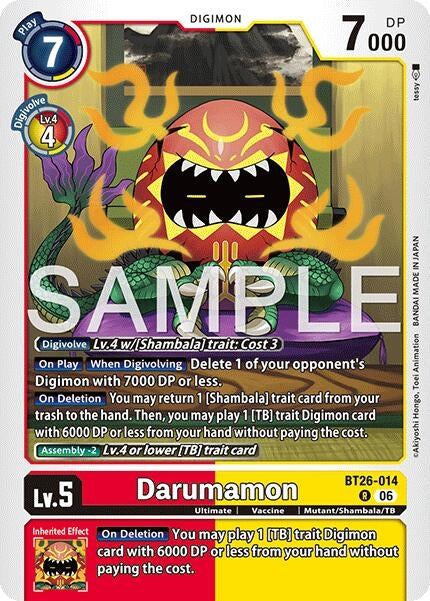 Darumamon (BT26-014 R) [Timeless Bonds]