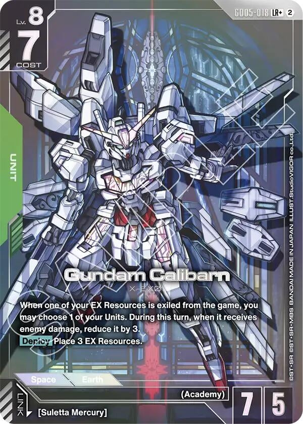 Image for Gundam Calibarn (LR+) (GD05-018) [Freedom Ascension] {GD05} - Gundam Card Game