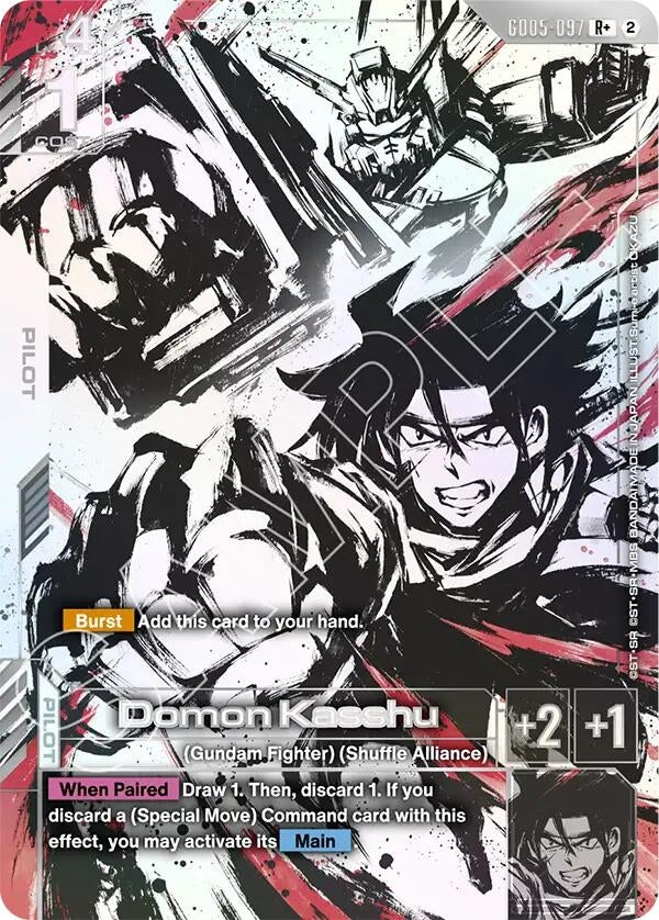 Image for Domon Kasshu (R+) (GD05-097) [Freedom Ascension] {GD05} - Gundam Card Game