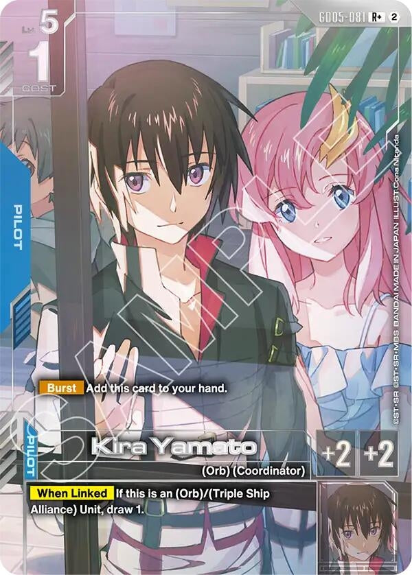 Image for Kira Yamato (R+) (GD05-081) [Freedom Ascension] {GD05} - Gundam Card Game