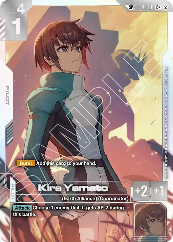 Image for Kira Yamato (C+) (SP) (ST04-010) [Freedom Ascension] {GD05} - Gundam Card Game