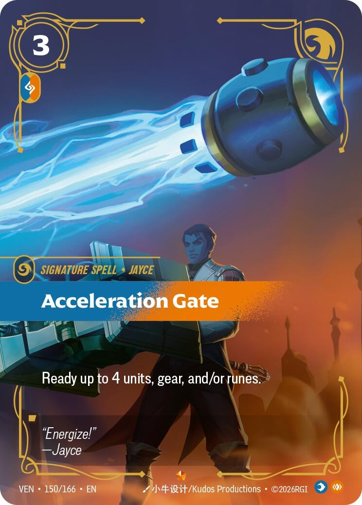 Image for Acceleration Gate (150/166) [Vendetta] - Riftbound: League of Legends Trading Card Game