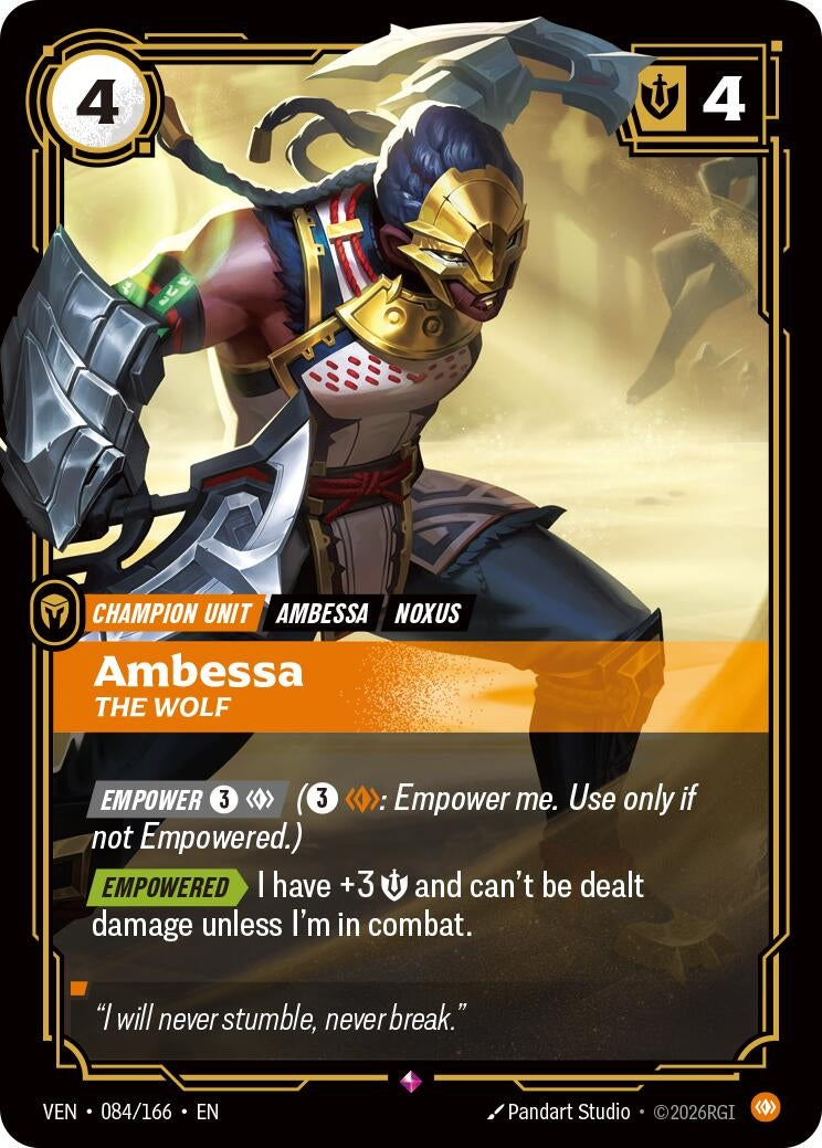 Image for Ambessa - The Wolf (084/166) [Vendetta] - Riftbound: League of Legends Trading Card Game