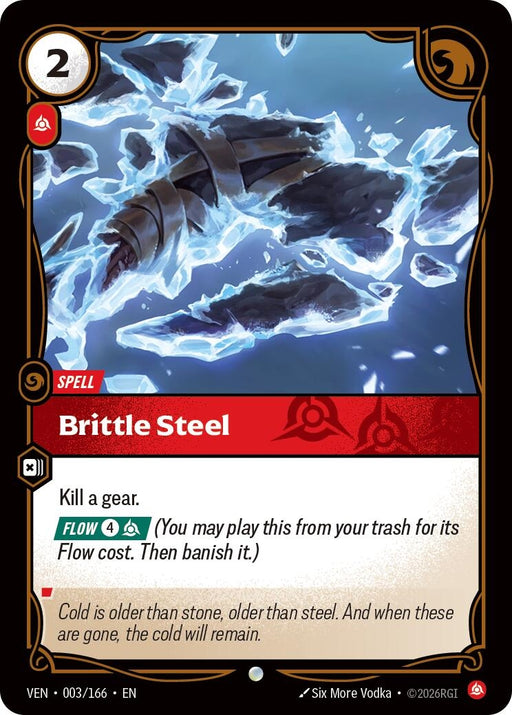 Image for Brittle Steel (003/166) [Vendetta] - Riftbound: League of Legends Trading Card Game
