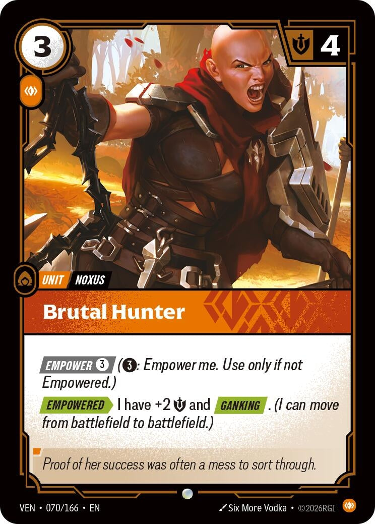 Image for Brutal Hunter (070/166) [Vendetta] - Riftbound: League of Legends Trading Card Game