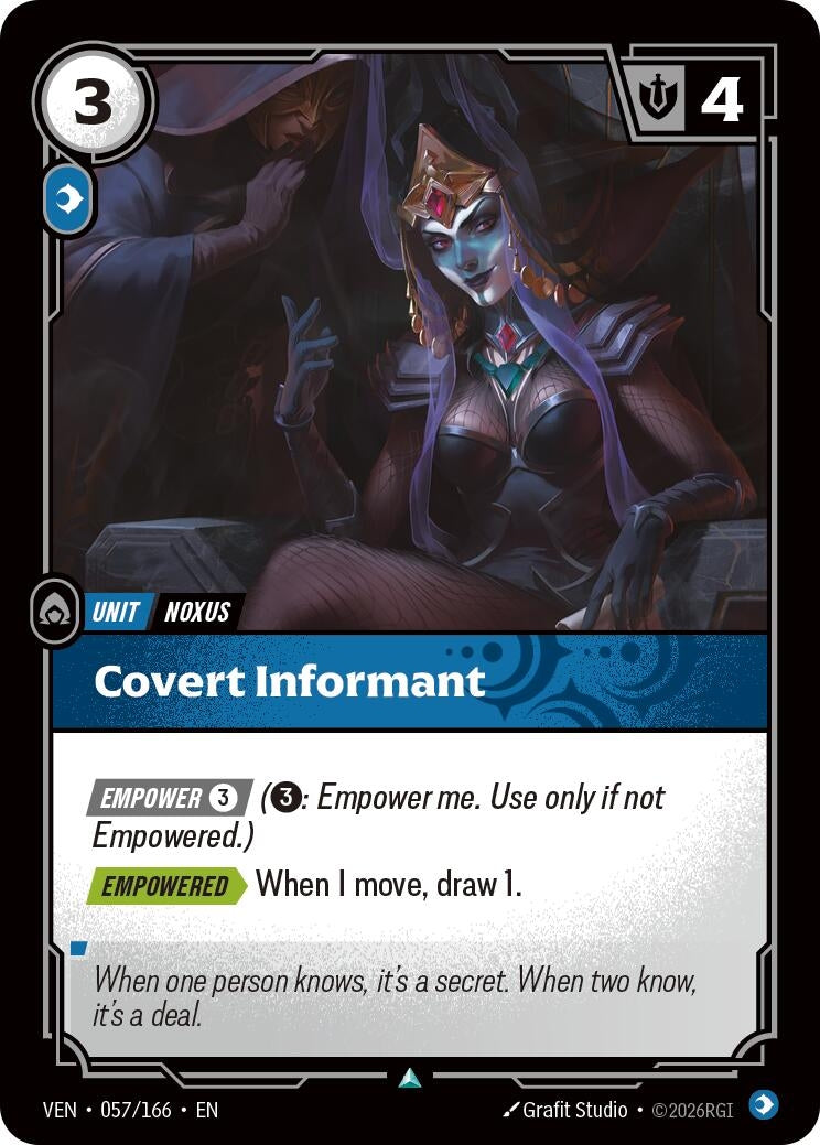 Image for Covert Informant (057/166) [Vendetta] - Riftbound: League of Legends Trading Card Game
