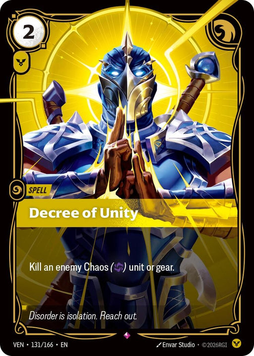 Image for Decree of Unity (131/166) [Vendetta] - Riftbound: League of Legends Trading Card Game