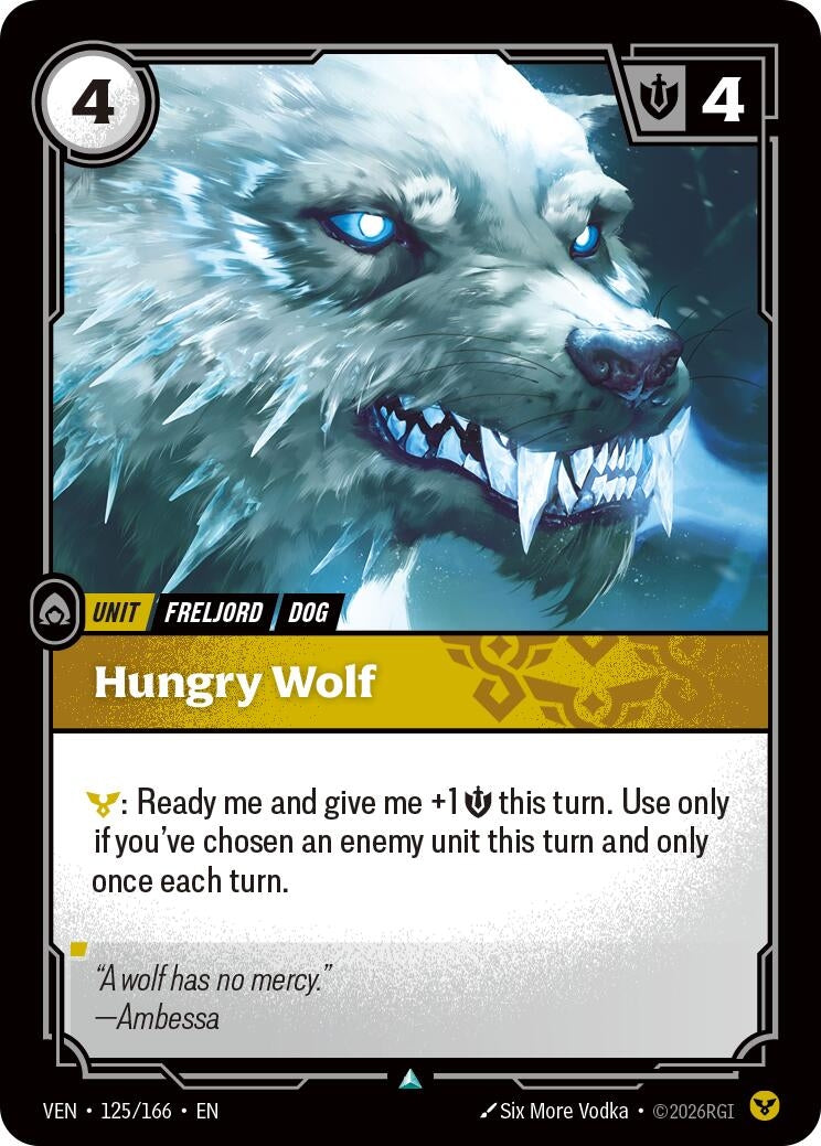 Image for Hungry Wolf (125/166) [Vendetta] - Riftbound: League of Legends Trading Card Game