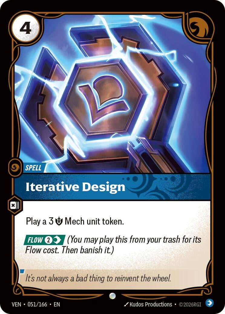 Image for Iterative Design (051/166) [Vendetta] - Riftbound: League of Legends Trading Card Game