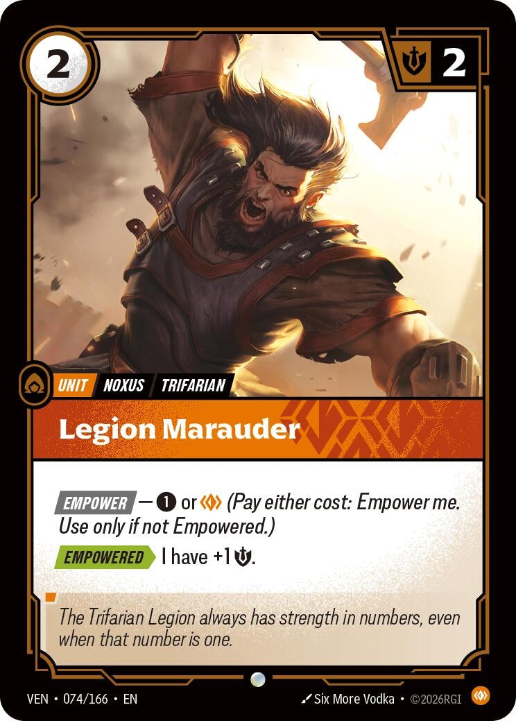 Image for Legion Marauder (074/166) [Vendetta] - Riftbound: League of Legends Trading Card Game