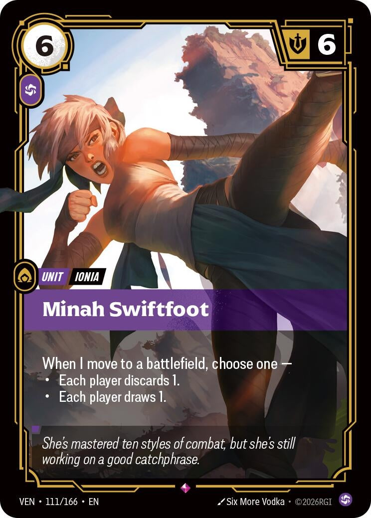 Image for Minah Swiftfoot (111/166) [Vendetta] - Riftbound: League of Legends Trading Card Game