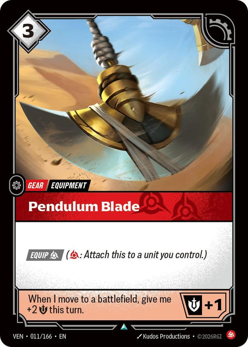 Image for Pendulum Blade (011/166) [Vendetta] - Riftbound: League of Legends Trading Card Game