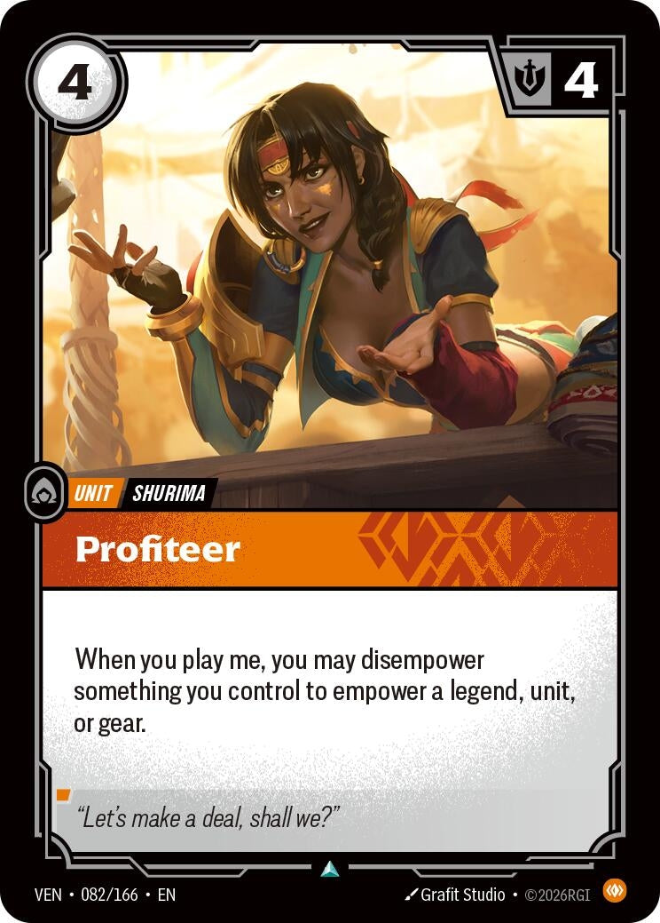 Image for Profiteer (082/166) [Vendetta] - Riftbound: League of Legends Trading Card Game