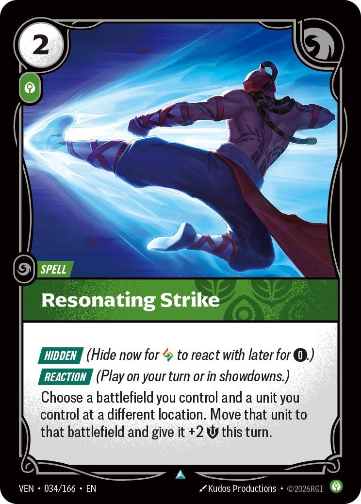 Image for Resonating Strike (034/166) [Vendetta] - Riftbound: League of Legends Trading Card Game