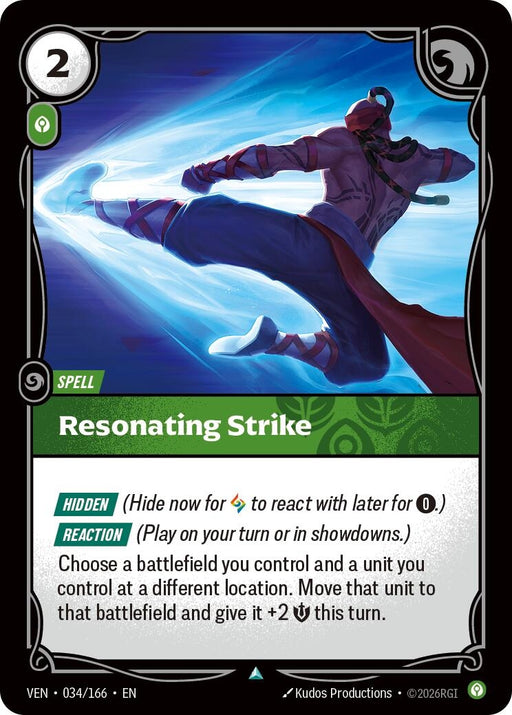 Image for Resonating Strike (034/166) [Vendetta] - Riftbound: League of Legends Trading Card Game