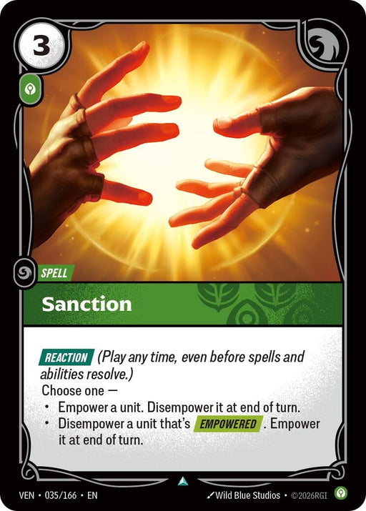 Image for Sanction (035/166) [Vendetta] - Riftbound: League of Legends Trading Card Game