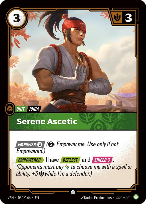 Image for Serene Ascetic (030/166) [Vendetta] - Riftbound: League of Legends Trading Card Game