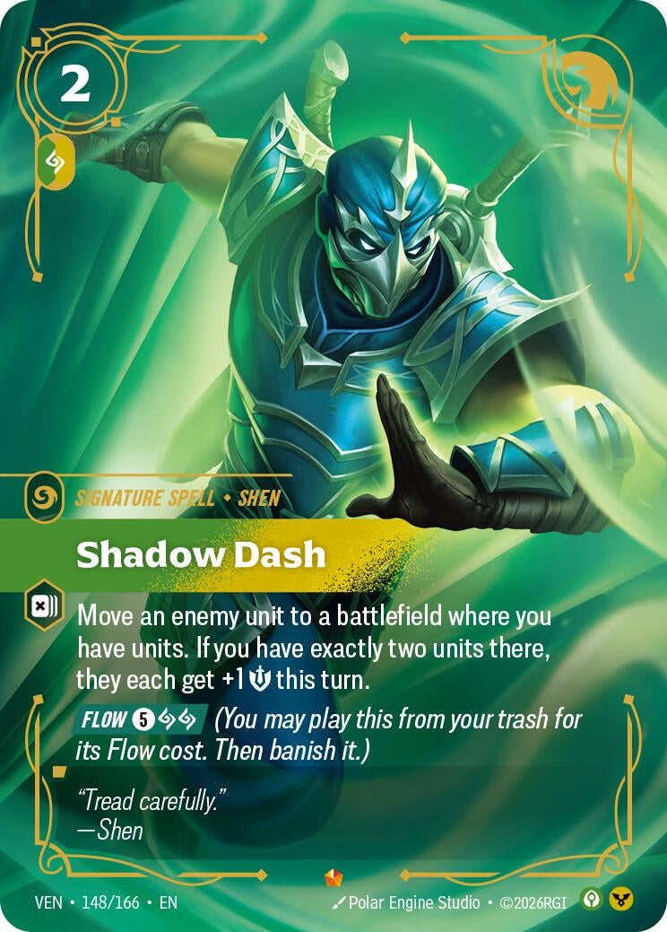Image for Shadow Dash (148/166) [Vendetta] - Riftbound: League of Legends Trading Card Game