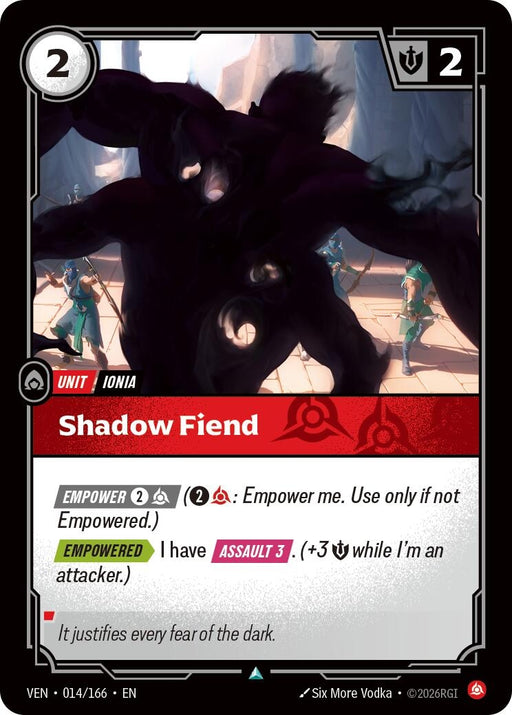 Image for Shadow Fiend (014/166) [Vendetta] - Riftbound: League of Legends Trading Card Game