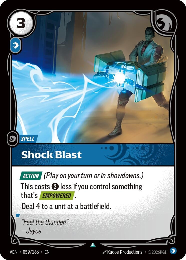 Image for Shock Blast (059/166) [Vendetta] - Riftbound: League of Legends Trading Card Game