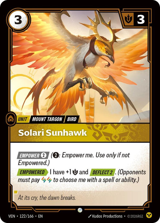 Image for Solari Sunhawk (122/166) [Vendetta] - Riftbound: League of Legends Trading Card Game