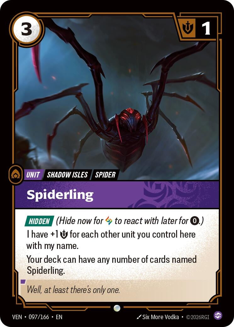 Image for Spiderling (097/166) [Vendetta] - Riftbound: League of Legends Trading Card Game