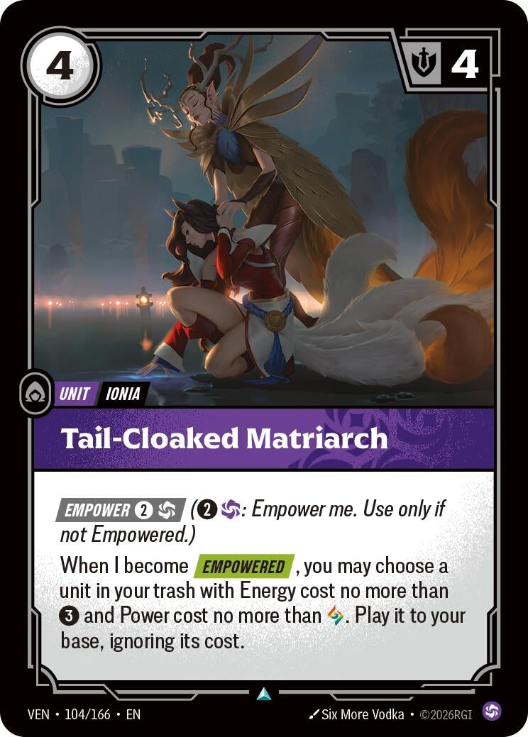 Image for Tail-Cloaked Matriarch (104/166) [Vendetta] - Riftbound: League of Legends Trading Card Game