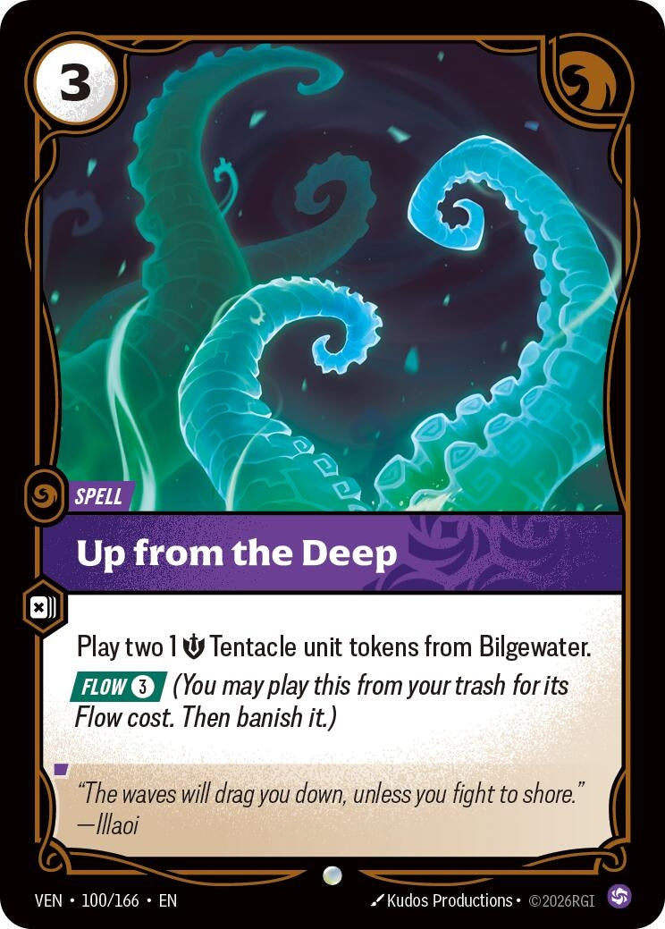 Image for Up from the Deep (100/166) [Vendetta] - Riftbound: League of Legends Trading Card Game