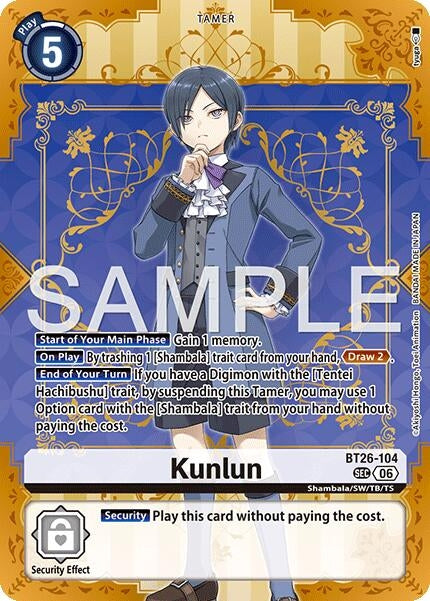 Image for Kunlun (BT26-104 SEC) [Timeless Bonds] - Digimon Card Game