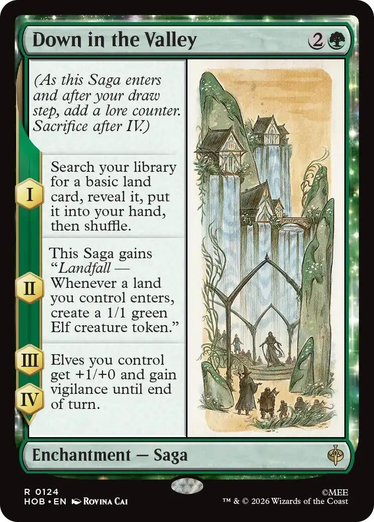 Image for Down in the Valley (124) [The Hobbit] - Magic: The Gathering