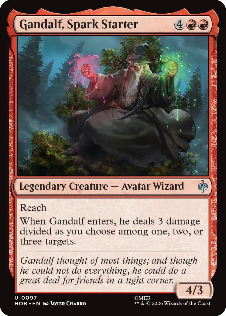 Image for Gandalf, Spark Starter (97) [The Hobbit] - Magic: The Gathering