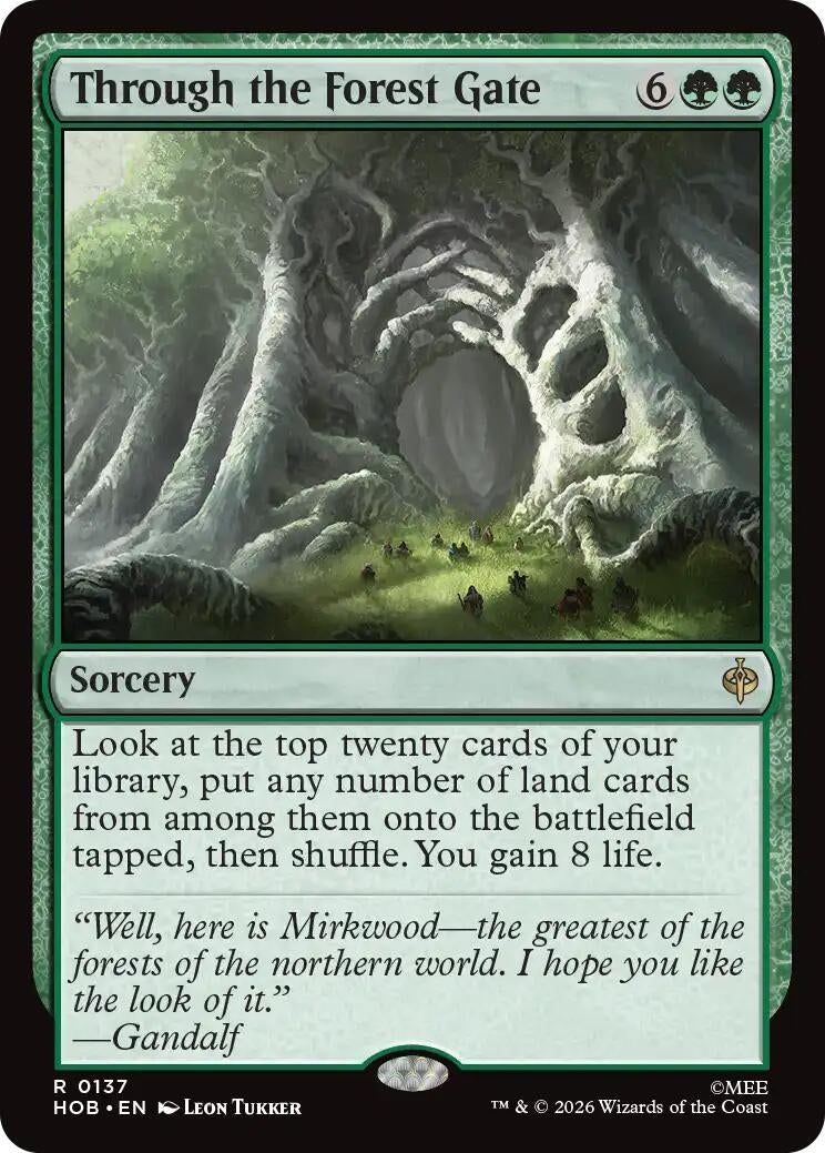 Image for Through the Forest Gate (137) [The Hobbit] - Magic: The Gathering