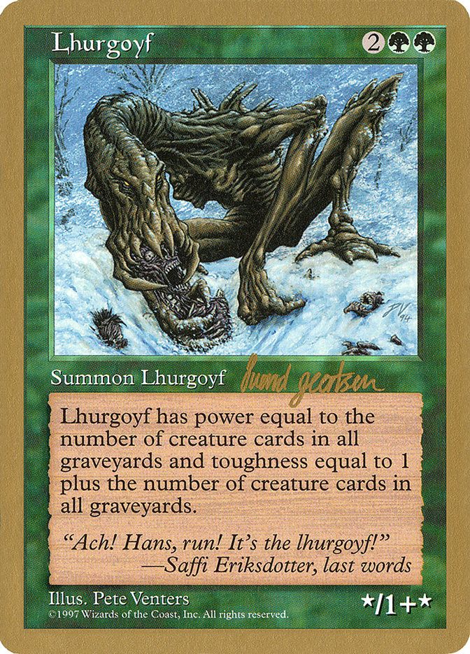 Lhurgoyf - 1997 Svend Geertsen (5ED) [World Championship Decks]