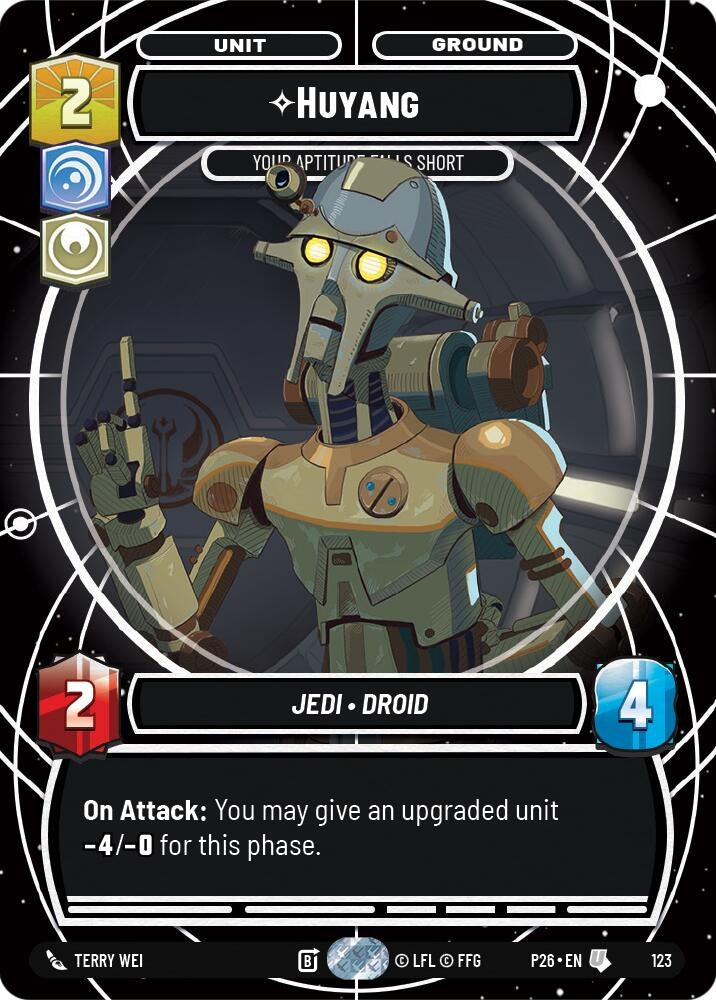 Image for Huyang - Your Aptitude Falls Short (123) [Galactic Championship 2026] - Star Wars: Unlimited