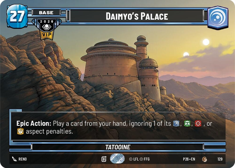 Image for Daimyo's Palace (129) [Galactic Championship 2026] - Star Wars: Unlimited