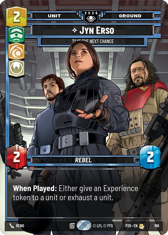 Image for Jyn Erso - Take the Next Chance (166) [Galactic Championship 2026] - Star Wars: Unlimited