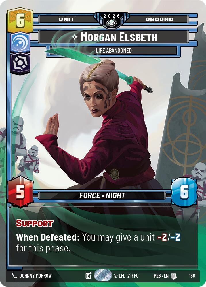 Image for Morgan Elsbeth - Life Abandoned (168) [Galactic Championship 2026] - Star Wars: Unlimited